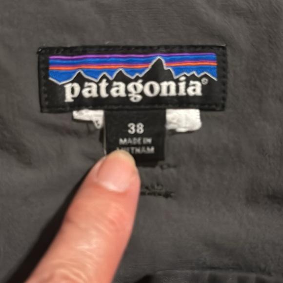 Patagonia Simul Alpine Pants  Forge Gray Hiking Lightweight Pockets-38 - Picture 9 of 9